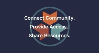The Library's mission: connect community, provide access, share resources